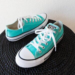 Converse All Star Low Top Sneakers Teal Women’s 8 Men’s 6 Unisex Chuck Taylor